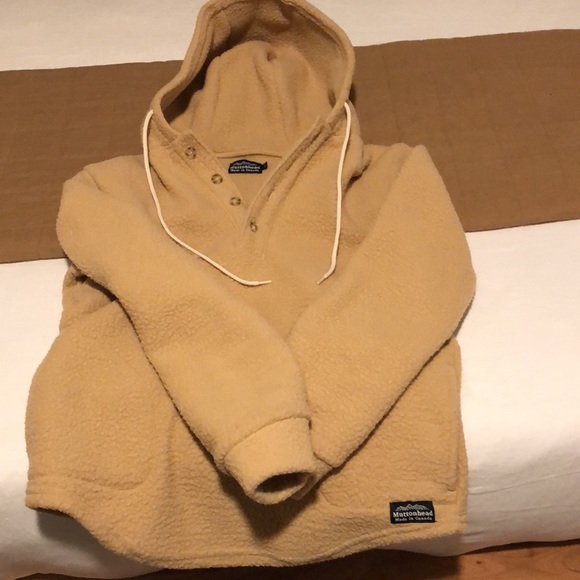 Muttonhead Camel Sherpa Hoodie - Picture 2 of 3